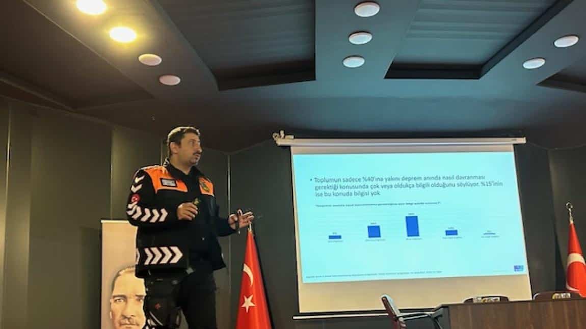 Afetlere Karşı Farkındalık eğitimi